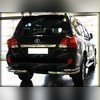 Защита заднего бампера "уголки" 76 / 53 мм Toyota Land Cruiser 200 2007-2012