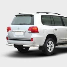 Защита заднего бампера "уголки" (одинарные) 76 мм Toyota Land Cruiser 200 2007-2012