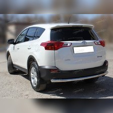 Защита заднего бампера (одинарная радиусная) 60 мм Toyota RAV 4 2012-2015