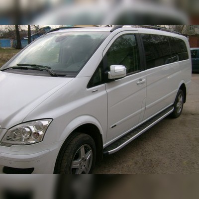 Пороги, подножки, ступени Mercedes-Benz Vito 2003-2021 модель "DOLUNAY" средняя база