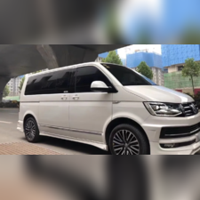 Элероны на пороги для Volkswagen T5 Multivan (ABT) под окрас "длинная база"