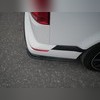 Элероны на задний бампер Volkswagen T6.1 Multivan 2020-2025 (2 части) чёрный