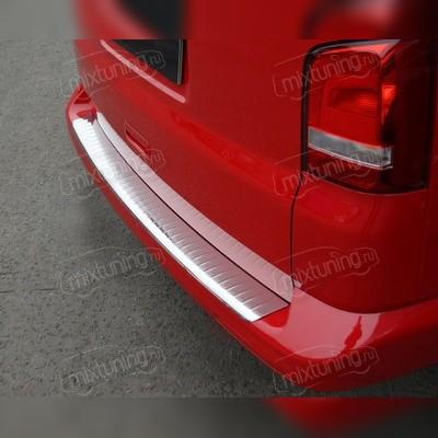 Накладка на задний бампер Volkswagen T5 Transporter 2003-2015 (нержавеющая сталь)