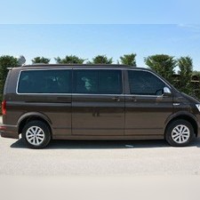 Верхние и нижние молдинги стекол Volkswagen T5 Caravelle 2003-2015 "длинная база, 1 сдвижная дверь"