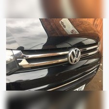 Накладки на решетку радиатора Volkswagen T5 Caravelle 2010-2015 (нержавеющая сталь)
