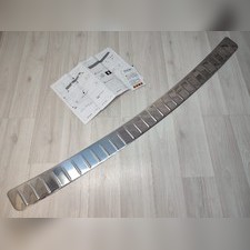Накладка на задний бампер Volkswagen Passat B5 2000-2005 (полированная)