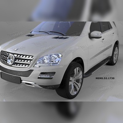 Комплект алюминиевых порогов, модель "Onyx"