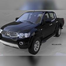 Комплект алюминиевых порогов, модель "Onyx"