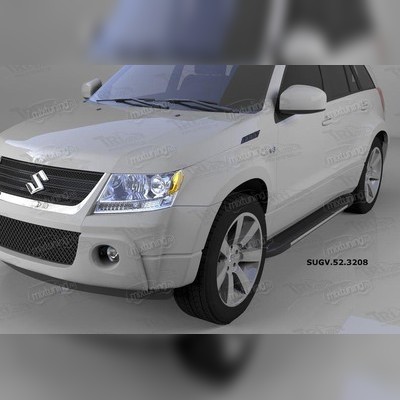 Комплект алюминиевых порогов, модель "Onyx"