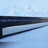 Комплект алюминиевых порогов, модель "Onyx"