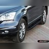 Комплект алюминиевых порогов, модель "HITIT CARBON"