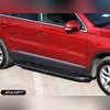 Комплект алюминиевых порогов, модель "HITIT CARBON"