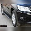 Комплект алюминиевых порогов, модель "HITIT CARBON"