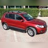 Комплект алюминиевых порогов, модель "HITIT CARBON"