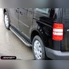 Комплект алюминиевых порогов, модель "HITIT CARBON"
