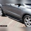 Комплект алюминиевых порогов, модель "Olimpos black "