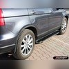 Комплект алюминиевых порогов, модель "Olimpos black "