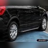 Комплект алюминиевых порогов, модель "Olimpos black"