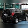 Комплект алюминиевых порогов, модель "Olimpos black"