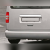 Накладка над номером на крышку багажника Volkswagen Caddy 2010-2015 (нержавейка)