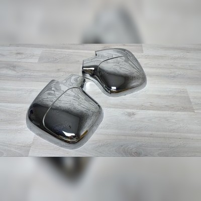 Накладки на зеркала Peugeot Partner 1996-2008 (ABS хром)