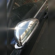Накладки на зеркала Opel Vectra C 2002-2008 (Полированная нержавеющая сталь)