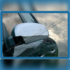 Накладки на зеркала, Opel Vectra 2002 - 2008 (Полированная нержавеющая сталь)