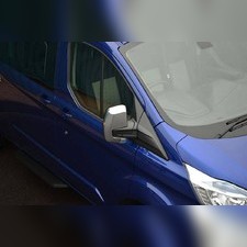 Накладки на зеркала (Abs-хром) Ford Tourneo Custom 2012-нв