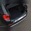 Накладка на задний бампер BMW X3 F25 2010-2017 (полированная нержавеющая сталь)