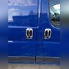 Накладки на дверные ручки Fiat Ducato 3 2006-2013 (хром)