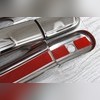 Накладки на дверные ручки Ford Fiesta 2002 - 2008 (полированная нержавеющая сталь)