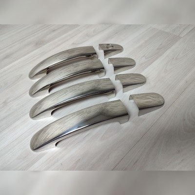 Накладки на дверные ручки Ford Kuga 2008-2016 (нержавеющая сталь)