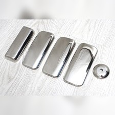 Накладки на дверные ручки Ford Transit 2000-2014 (нержавеющая сталь)