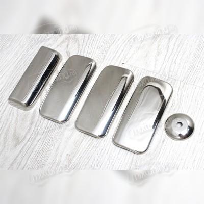 Накладки на дверные ручки Ford Transit 2000-2014 (нержавеющая сталь)