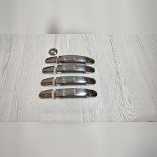 Накладки на дверные ручки Ford Tourneo Custom 2012-2023 (+накладка на замок)