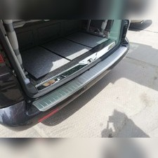 Накладка на задний бампер Volkswagen T5 Caravelle 2003-2015 (нержавеющая сталь)