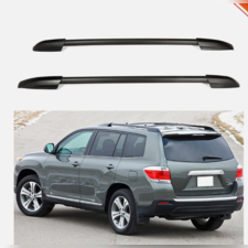 Рейлинги Toyota Highlander II (U40) 2010-2013 (чёрные)