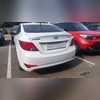 Накладка на крышку багажника Hyundai Solaris 2010-2014