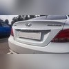 Накладка на крышку багажника Hyundai Solaris 2010-2014