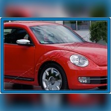 Накладки на зеркала Volkswagen Beetle 2013 - нв (полированная нержавеющая сталь)