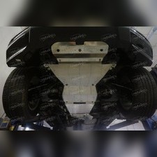 Защита днища Chevrolet TrailBlazer 2012-2016 (алюминий 4 мм) состоит из 5ти частей
