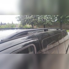 Рейлинги алюминиевые Hyundai Grand Starex H-1 2007-2021 4 опоры (чёрные)