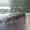 Рейлинги алюминиевые Hyundai Grand Starex H-1 2007-2021 4 опоры (чёрные)