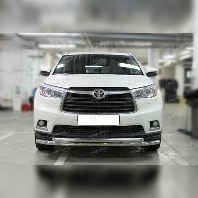 Дуга передняя низкая (радиусная двойная) 60 / 53 мм Toyota Highlander 2014-2016