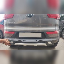 Накладка на задний бампер Kia Sportage 2010-2016