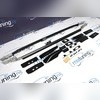 Рейлинги Toyota Land Cruiser 300 2021-нв "OEM" (чёрные)