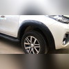 Расширители колесных арок Toyota Fortuner 2015-2019 (чёрные)