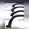Расширители колесных арок Toyota Fortuner 2015-2019 (чёрные)
