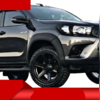 Расширители колесных арок Toyota Hilux REVO 2015-2018 (чёрные)