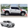 Расширители колесных арок Toyota Hilux REVO 2015-2018 (чёрные)